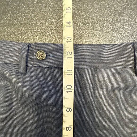 Lauren Ralph Lauren Mens Navy Dress Pants 42x32 Flat Front Office Business Wear - Picture 5 of 8